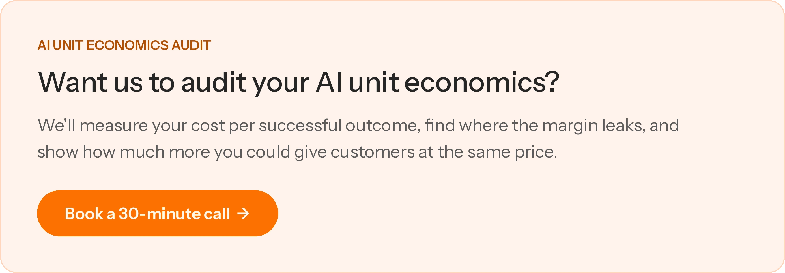 Want us to audit your AI unit economics? Book a 30-minute call with Madhi AI
